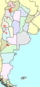 Las siete principales provincias productoras son Mendoza, San Juan, Salta, La Rioja, Catamarca, Ro Negro y Neuqun.