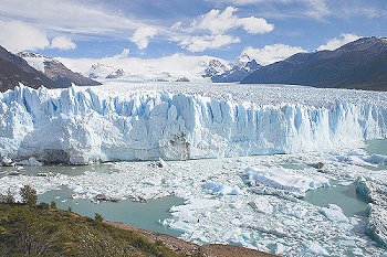Glaciar Perito Moreno en El Calafate, Santa Cruz, Argentina
